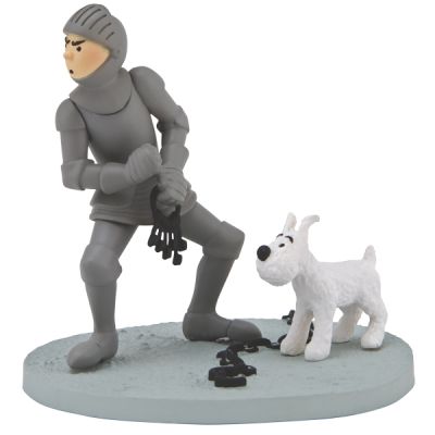 Tintin Coffret Scene Plastique 43105 TINTIN EN ARMURE