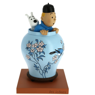 Tintin Icons 46401 Blue Lotus vase