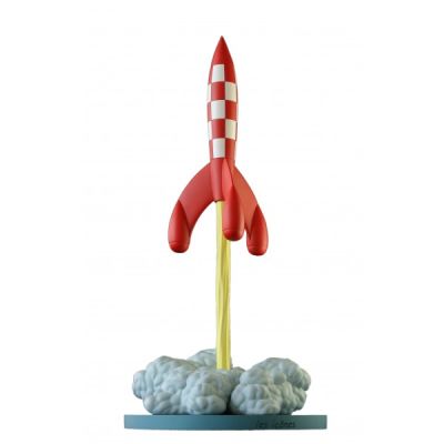 Tintin Icons 46405 Prof Calculus - Rocket - on takeoff