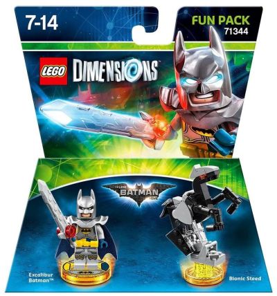 Lego The Batman Movie DC 71344 Dimensions Excalibur Batman & Bionic Steed A2017