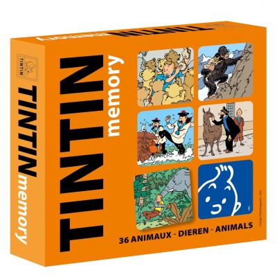 Tintin Game 51071 Memory game Theme Animals from the Tintin Albums