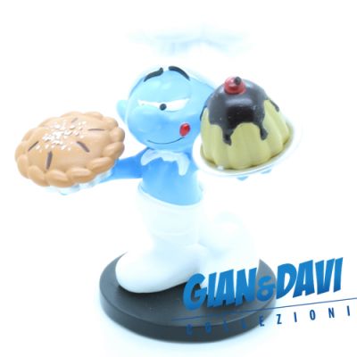 The Smurfs Blue Resin Puppy - 700109 Cook Smurf