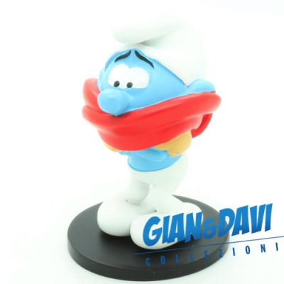 The Smurfs Blue Resin Puppy - 700113 Chilly Smurf