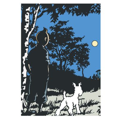 Tintin Cartoleria 54722 A4 spiral-bound Tintin notebook Squared paper