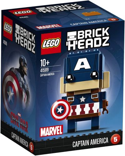 Lego Brick Headz Marvel 41589 Captain America 5 A2017