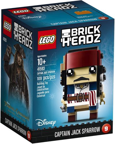 Lego Brick Headz Disney Pirates of the Caribbean 41593 Captain Jack Sparrow 9 A2017