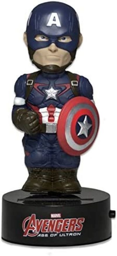 Neca Marvel Avengers Age of Ultron Body Knockers Solar Powered Captain America