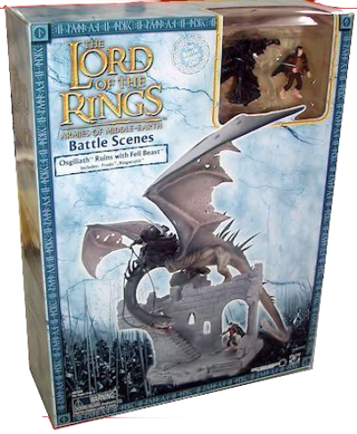 Play Along The Lord of the Ring Battle Scenes Osgiliath Ruins with Fell Beast