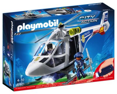 Playmobil 6921 Elicottero della polizia con luce