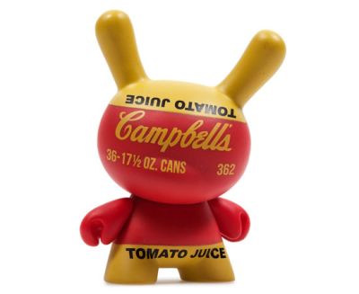Kidrobot Vinyl Mini Figure - Dunny Andy Warhol 2 - Campbell's Soup Box 3/24