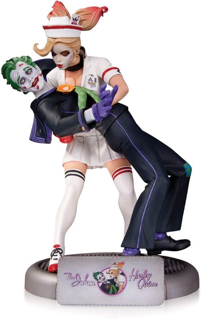 DC Collectibles Comics Bombshells The Joker & Harley Quinn Statue Limited Edition