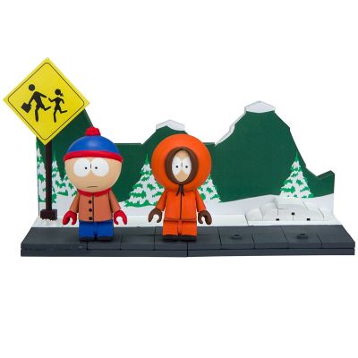 McFarlane Toys Construction Sets - South Park - Stan & Kenny & bus stop