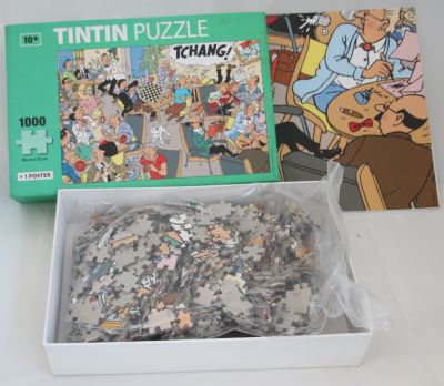 Tintin Puzzle 81533 Tchang! + Poster 1000 pcs INCOMPLETO