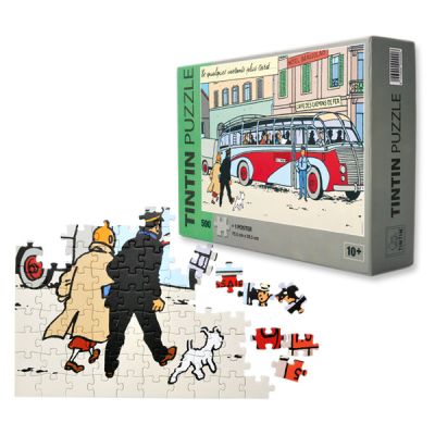 Tintin Puzzle 81539 Swissair bus Puzzle + poster 500 pcs