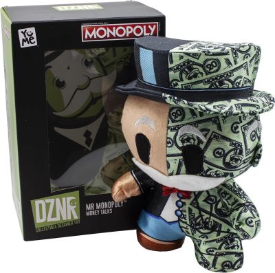 Hasbro 2023 DZNR Plush Peluche Mr. Monopoly Money Talks