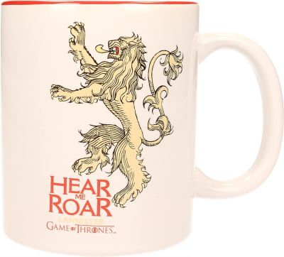 Sd Toys Merchandising Mug Tazza GOT Game of Thrones Hera me Roar Lannister White
