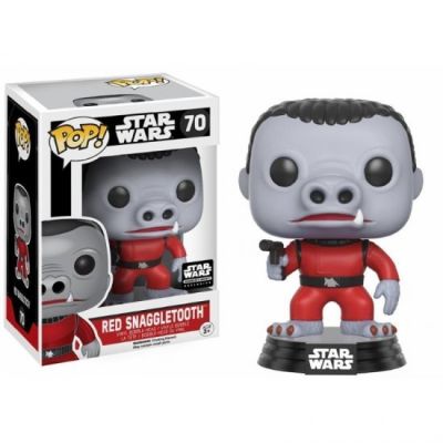 Funko Pop Star Wars 70 SW 7597 Cantina Red Snaggletooth Smuggler's Bounty Exclusive