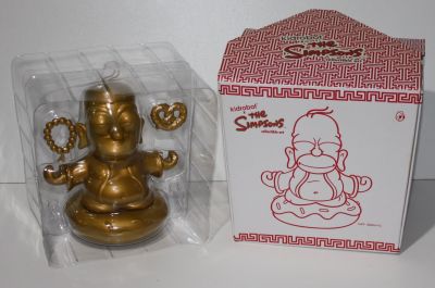 Kidrobot Vinyl -  The Simpsons Homer Buddha Golden Ed. 6