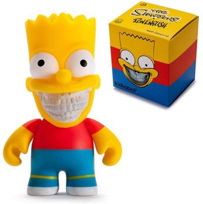 Kidrobot Vinyl -  The Simpsons Ron English Grinn Bart 3