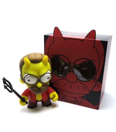 Kidrobot Vinyl - The Simpsons Devil Flanders 7
