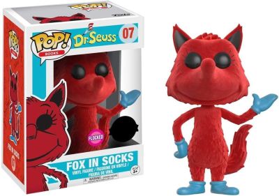 Funko Pop Icons 07 Dr. Seuss 13055 Fox in Socks Flocked Exclusive