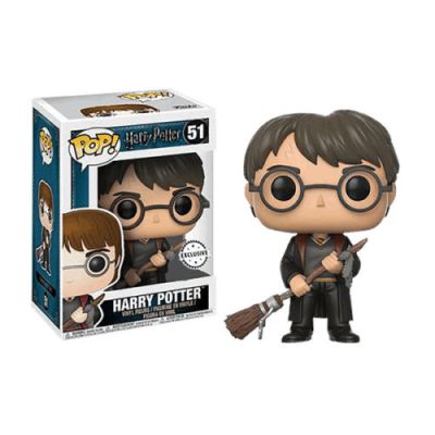Funko Pop Harry Potter 51 Harry Potter 14949 with Firebolt & Feather