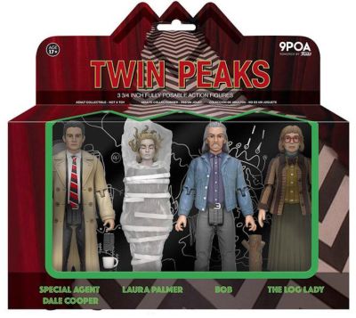 Funko Action Figures Twin Peaks 20126 4-Pack Cooper Bob Laura Palmer Log Lady