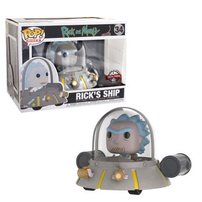 Funko Pop Rides 34 Rick & Morty 23811 Rick's Ship Special Edition