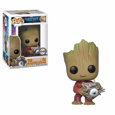 Funko Pop Marvel 280 Guardian of the Galaxy Vol 2 24878 Groot with Cyber Eye Exclusive