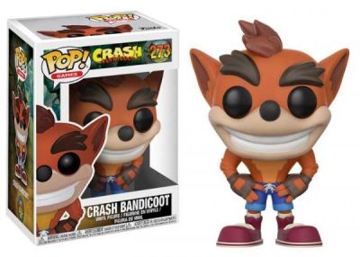 Funko Pop Games 273 Crash Bandicoot 25653 Crash Bandicoot SCATOLA ROVINATA