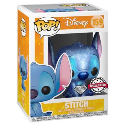 Funko Pop Disney 159 Lilo & Stitch 26038 Stitch Seated Exclusive Diamond Collection