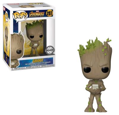 Funko Pop Marvel 297 Avengers Infinity War 26470 Groot with Video Game