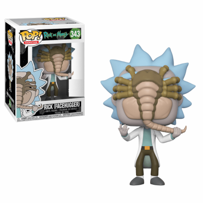 Funko Pop Animation 343 Rick and Morty 28455 Rick Facehugger