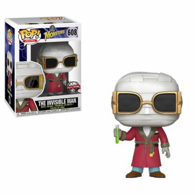 Funko Pop Movies 608 Universal Monsters 32961 Invisible Man Special Edition