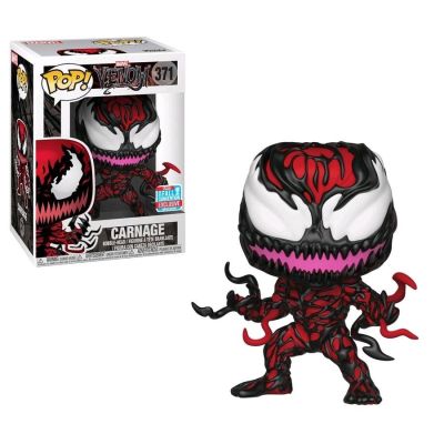 Funko Pop Marvel 371 Venom 33078 Carnage NYCC 2018