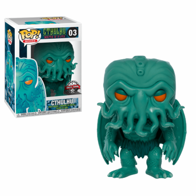 Funko Pop Books 03 Cthulhu Master of River 33109 Cthulhu Neon Green Special Edition