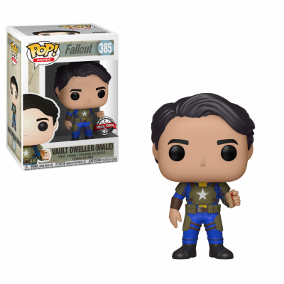 Funko Pop Games 385 Fallout 33997 Vault Dweller Male with Mentats Special Edition