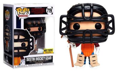 Funko Pop Televisions 719 Stranger Things 35062 Dustin Hockey Gear Hot Topic Exc