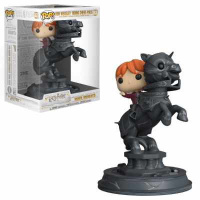 Funko Pop Movie Moment 82 Harry Potter 35518 Ron Weasley Riding Chess Piece