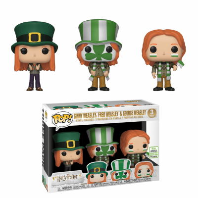 Funko Pop 3-Pack Harry Potter 37209 Fred George Ginny ECCC2019