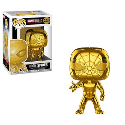 Funko Pop Marvel 440 Spider-Man 38482 Studios the first Ten Year - Iron Spider Gold