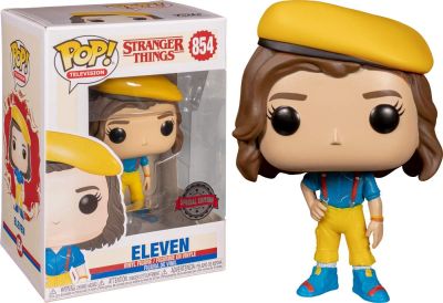 Funko Pop Televisions 854 Stranger Things 38540 Eleven in Yellow Outfit Exclusive