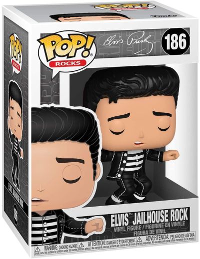 Funko Pop Rocks 186 Elvis Presley 40138 Elvis Jailhouse Rock