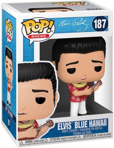 Funko Pop Rocks 187 Elvis Presley 40139 Elvis Blue Hawaii