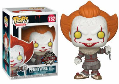 Funko Pop Movies 782 IT 40632 Pennywise w/ Blade Exclusive