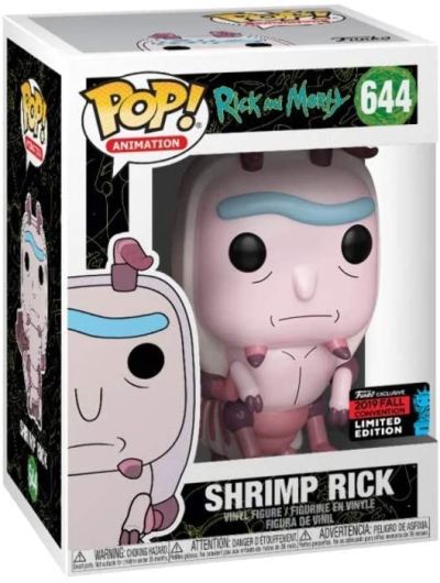 Funko Pop Animation 644 Rick and Morty 43379 Shrimp Rick NYCC2019