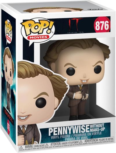 Funko Pop Movies 876 IT chapter two 45659 Pennywise without make-up