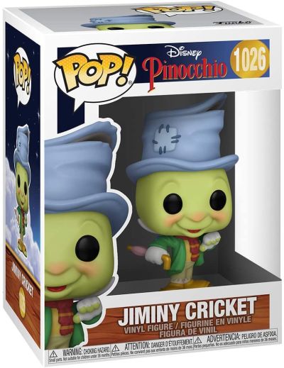 Funko Pop Disney 1026 Pinocchio 51534 Jiminy Cricket Grillo Parlante