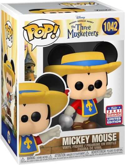 Funko Pop Disney 1042 The Three Musketeers 55536 Mickey Mouse SDCC2021