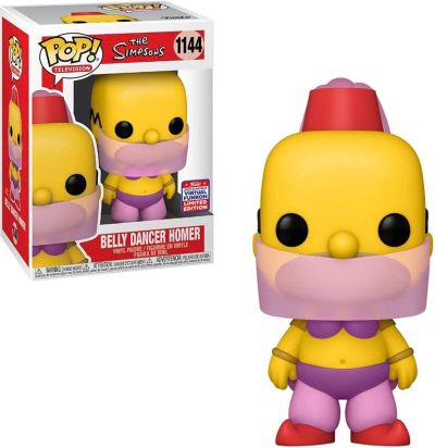 Funko Pop Television 1144 The Simpsons 55560 Belly Dancer Homer SDCC2021
